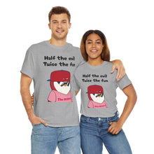 Load image into Gallery viewer, Half the Evil - Pudgy Penguins - Unisex Heavy Cotton Tee