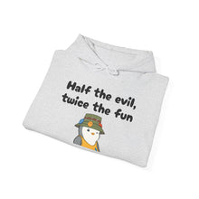Load image into Gallery viewer, Half the Evil - Pudgy Penguins - Unisex Hooded Sweatshirt