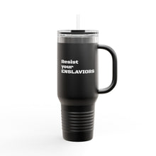Load image into Gallery viewer, ENSLAVIORS - Insulated Travel Mug, 40oz - Motivational Beverage Holder for On-the-Go, Perfect for Everyday Use, Gifts, and Road Trips