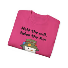 Load image into Gallery viewer, Half the Evil - Pudgy Penguins - Unisex Ultra Cotton Tee
