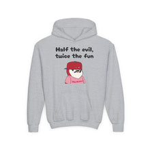 Load image into Gallery viewer, Half the Evil - Pudgy Penguins - Youth Heavy Blend Hooded Sweatshirt