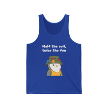 Load image into Gallery viewer, Half the Evil - Pudgy Penguins - Unisex Jersey Tank