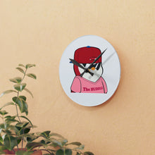 Load image into Gallery viewer, Half the Evil - Pudgy Penguins - Acrylic Wall Clock