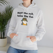 Load image into Gallery viewer, Half the Evil - Pudgy Penguins - Unisex Hooded Sweatshirt