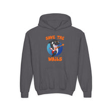 Load image into Gallery viewer, Save the Wails - Youth Heavy Blend Hooded Sweatshirt