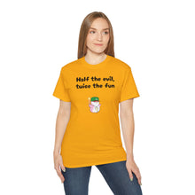 Load image into Gallery viewer, Half the Evil - Lil Pudgys - Unisex Ultra Cotton Tee