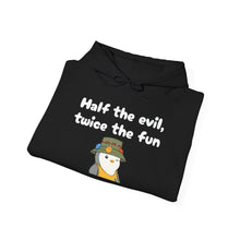 Load image into Gallery viewer, Half the Evil - Pudgy Penguins - Unisex Hooded Sweatshirt