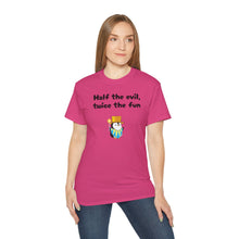 Load image into Gallery viewer, Half the Evil - Lil Pudgys - Unisex Ultra Cotton Tee