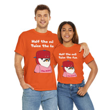 Load image into Gallery viewer, Half the Evil - Pudgy Penguins - Unisex Heavy Cotton Tee