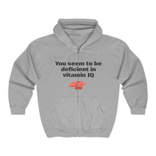 Load image into Gallery viewer, Vitamin IQ - Unisex Heavy Blend™ Full Zip Hooded Sweatshirt