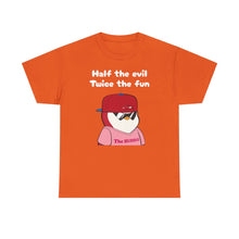 Load image into Gallery viewer, Half the Evil - Pudgy Penguins - Unisex Heavy Cotton Tee