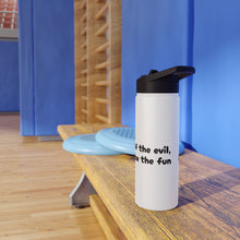 Load image into Gallery viewer, Half the Evil - Pudgy Penguins - Stainless Steel Water Bottle