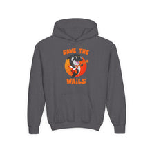 Load image into Gallery viewer, Save the Wails - Youth Heavy Blend Hooded Sweatshirt
