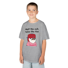 Load image into Gallery viewer, Half the Evil - Pudgy Penguins - Kids Heavy Cotton Tee