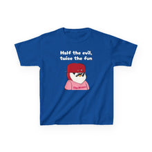 Load image into Gallery viewer, Half the Evil - Pudgy Penguins - Kids Heavy Cotton Tee