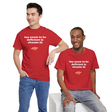 Load image into Gallery viewer, Vitamin IQ - Unisex Heavy Cotton Tee