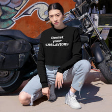 Load image into Gallery viewer, ENSLAVIORS - Empowerment Cropped Sweatshirt - Perfect for Casual Wear, Activism, Self-Expression, Gifts, and Everyday Comfort