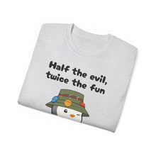 Load image into Gallery viewer, Half the Evil - Pudgy Penguins - Unisex Ultra Cotton Tee