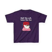 Load image into Gallery viewer, Half the Evil - Pudgy Penguins - Kids Heavy Cotton Tee