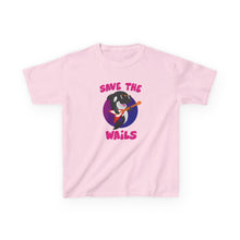 Load image into Gallery viewer, Save the Wails - Kids Heavy Cotton Tee