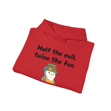 Load image into Gallery viewer, Half the Evil - Pudgy Penguins - Unisex Hooded Sweatshirt