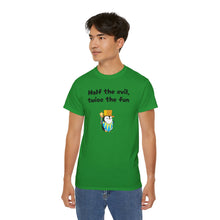 Load image into Gallery viewer, Half the Evil - Lil Pudgys - Unisex Ultra Cotton Tee