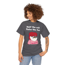Load image into Gallery viewer, Half the Evil - Pudgy Penguins - Unisex Heavy Cotton Tee