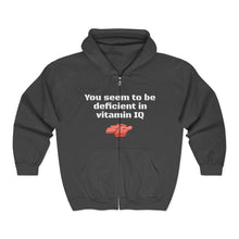 Load image into Gallery viewer, Vitamin IQ - Unisex Heavy Blend™ Full Zip Hooded Sweatshirt