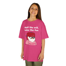 Load image into Gallery viewer, Half the Evil - Pudgy Penguins - Kids Heavy Cotton Tee