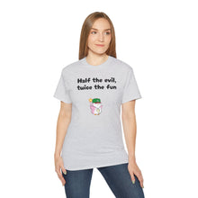 Load image into Gallery viewer, Half the Evil - Lil Pudgys - Unisex Ultra Cotton Tee