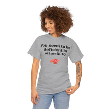 Load image into Gallery viewer, Vitamin IQ - Unisex Heavy Cotton Tee
