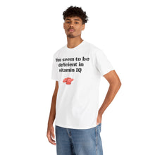 Load image into Gallery viewer, Vitamin IQ - Unisex Heavy Cotton Tee