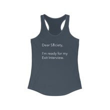 Load image into Gallery viewer, Dear Society - Women's Ideal Racerback Tank