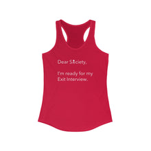 Load image into Gallery viewer, Dear Society - Women's Ideal Racerback Tank