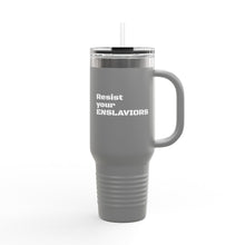 Load image into Gallery viewer, ENSLAVIORS - Insulated Travel Mug, 40oz - Motivational Beverage Holder for On-the-Go, Perfect for Everyday Use, Gifts, and Road Trips