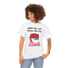 Load image into Gallery viewer, Half the Evil - Pudgy Penguins - Unisex Heavy Cotton Tee