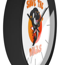 Load image into Gallery viewer, Save the Wails - Wall clock