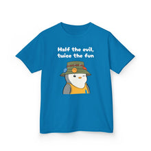 Load image into Gallery viewer, Half the Evil - Pudgy Penguins - Kids Heavy Cotton Tee