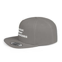 Load image into Gallery viewer, ENSLAVIORS - Stylish Resistance Flat Bill Snapback Hat, Trendy Cap for Activists, Streetwear for Everyday Wear, Gift for Protesters, Statement Accessory
