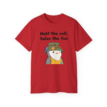 Load image into Gallery viewer, Half the Evil - Pudgy Penguins - Unisex Ultra Cotton Tee