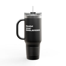 Load image into Gallery viewer, ENSLAVIORS - Insulated Travel Mug, 40oz - Motivational Beverage Holder for On-the-Go, Perfect for Everyday Use, Gifts, and Road Trips