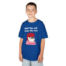 Load image into Gallery viewer, Half the Evil - Pudgy Penguins - Kids Heavy Cotton Tee