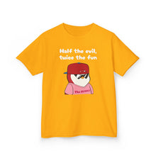 Load image into Gallery viewer, Half the Evil - Pudgy Penguins - Kids Heavy Cotton Tee