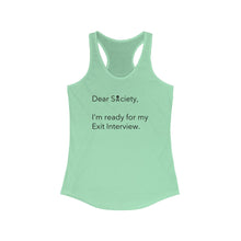 Load image into Gallery viewer, Dear Society - Women's Ideal Racerback Tank