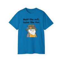 Load image into Gallery viewer, Half the Evil - Pudgy Penguins - Unisex Ultra Cotton Tee