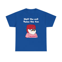 Load image into Gallery viewer, Half the Evil - Pudgy Penguins - Unisex Heavy Cotton Tee