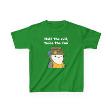 Load image into Gallery viewer, Half the Evil - Pudgy Penguins - Kids Heavy Cotton Tee