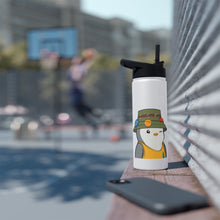 Load image into Gallery viewer, Half the Evil - Pudgy Penguins - Stainless Steel Water Bottle