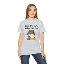 Load image into Gallery viewer, Half the Evil - Pudgy Penguins - Unisex Ultra Cotton Tee