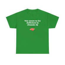 Load image into Gallery viewer, Vitamin IQ - Unisex Heavy Cotton Tee